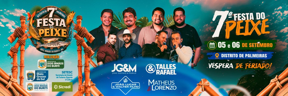7ª Festa do Peixe agita o distrito de Palmeiras nos dias 5 e 6 de setembro